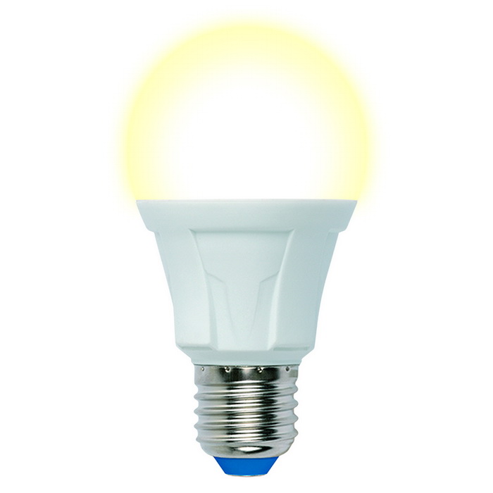 Лампа светодиодная Uniel Яркая LED-A60 18W/3000K/E27/FR PLP01WH матовая 3000K