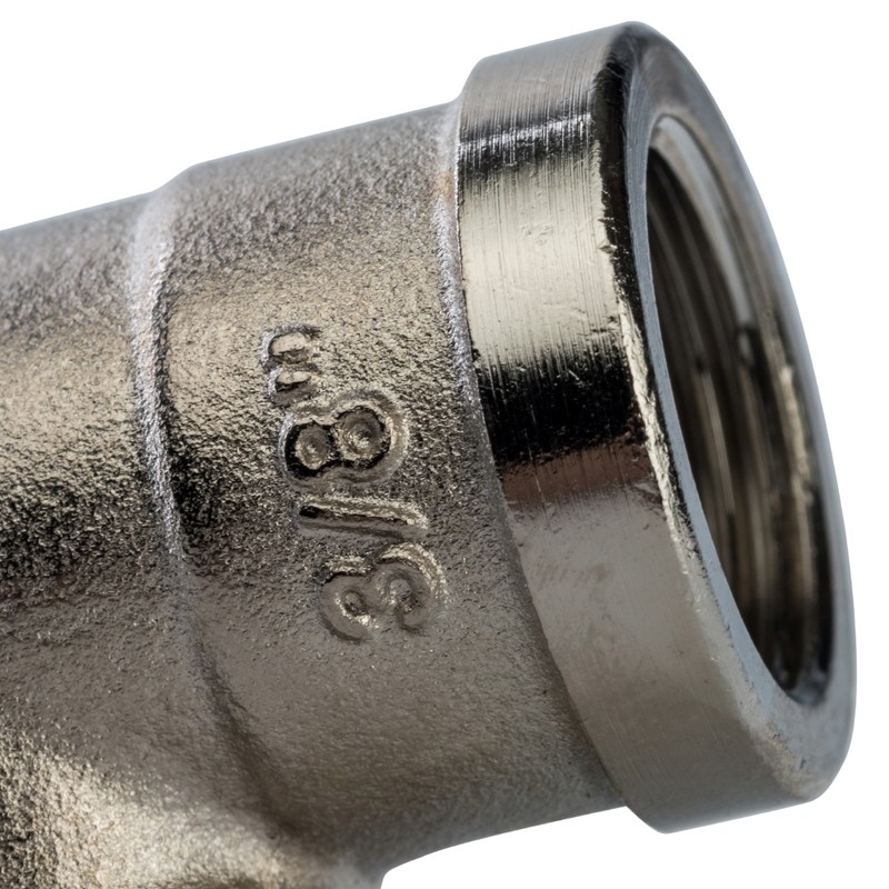 Угольник Stout SFT-0014-000038 3/8 дюйма никелированный с внутренней резьбой