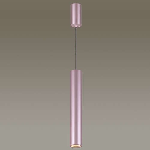 Светильник подвесной/накладной Odeon Light Vincere 3829/1CA розовый D60хH400 мм GU10 50W 220V