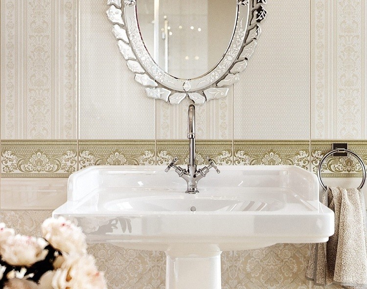Бордюр керамический Kerama Marazzi HGD\А103\11109R Даниэли обрезной бежевый 300х145 мм