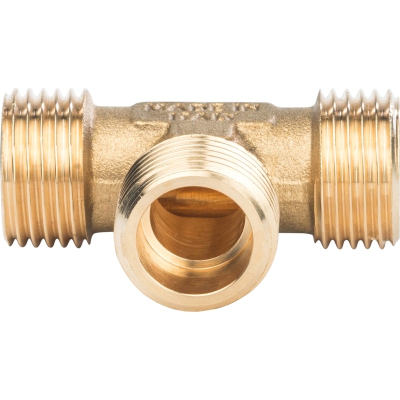 Тройник Stout SFT-0017-121212 1/2х1/2х1/2 дюйма с наружной резьбой