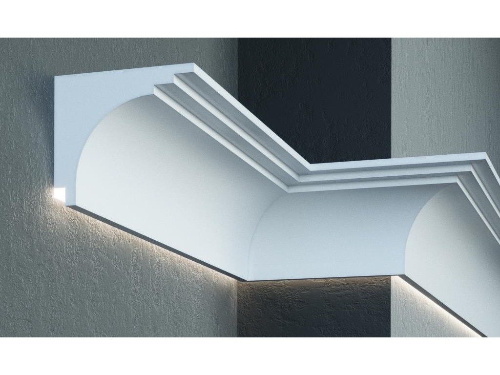 Карниз фасадный из полистирола Leptonika KC 305 LED 2 м