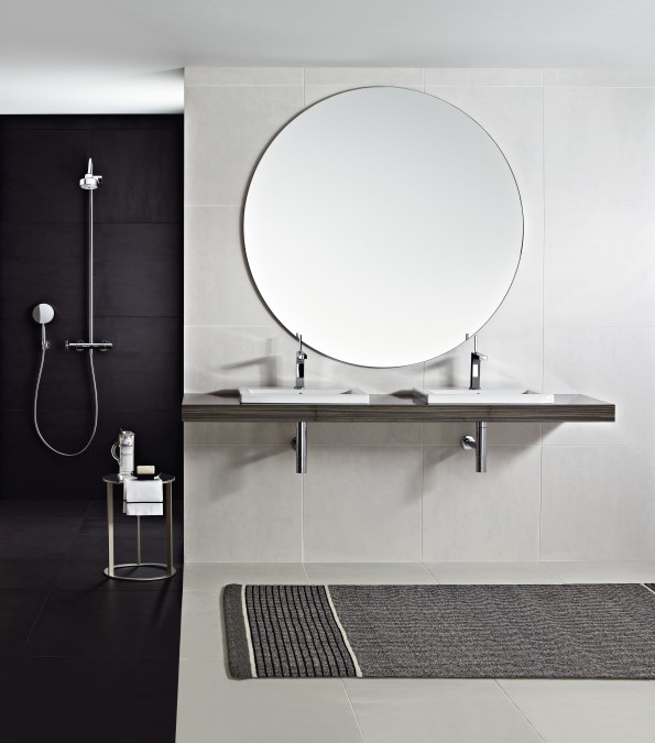 Смеситель для раковины Hansgrohe Axor Citterio 39031000 высокий излив хром