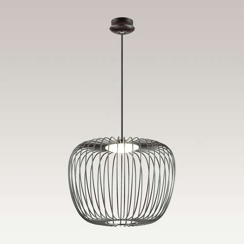 Светильник подвесной светодиодный Odeon Light Ulla 4106/7L черный 7W