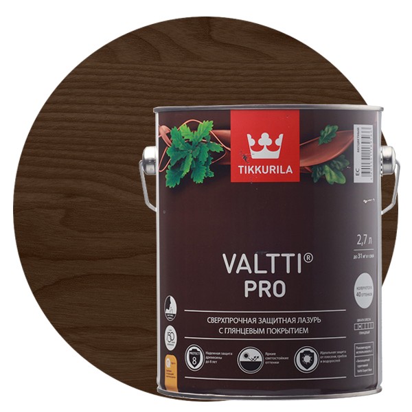 Антисептик Tikkurila Valtti Pro палисандр 2,7 л