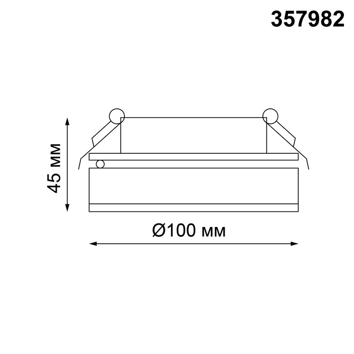 Светильник встраиваемый светодиодный Novotech Groda 357982 белый 12W 220V