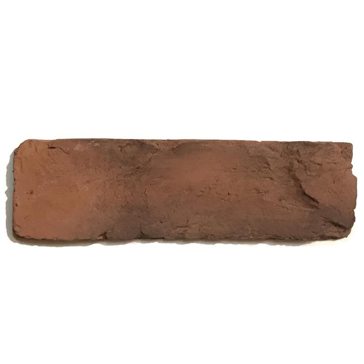 Искусственный камень Imperator Bricks Cтаринная мануфактура ложок Петергоф 2 светло красный с темным напылением