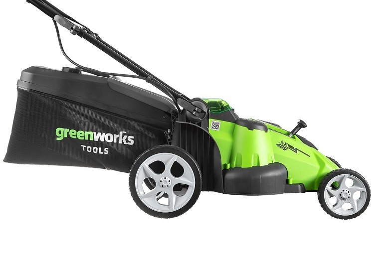 Газонокосилка аккумуляторная Greenworks Twin Force G40LM49DB без аккумулятора и зарядного устройства