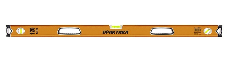 Уровень строительный Практика Эксперт 242-731 1200 мм