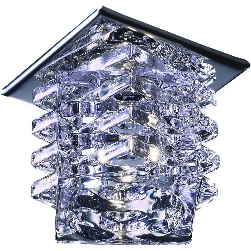 Светильник встраиваемый Novotech Crystal 369375 прозрачный IP20 G4 20W 12V