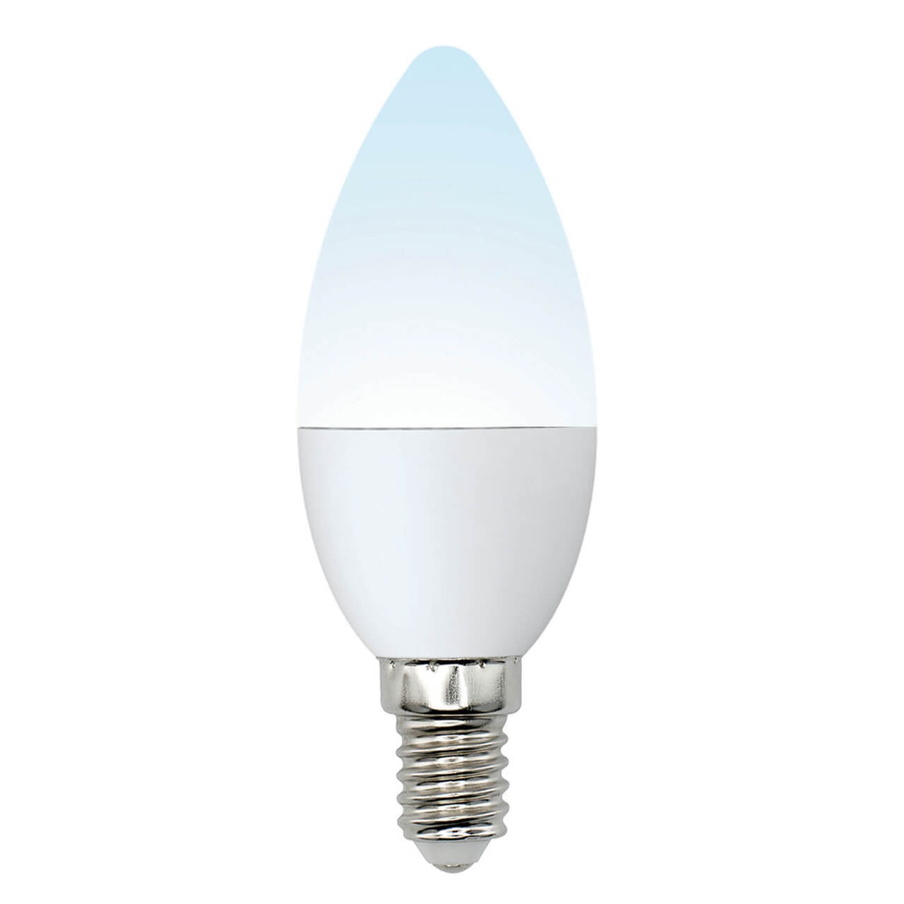 Лампа светодиодная Uniel Multibright LED-C37-6W/E14 матовая 4000K