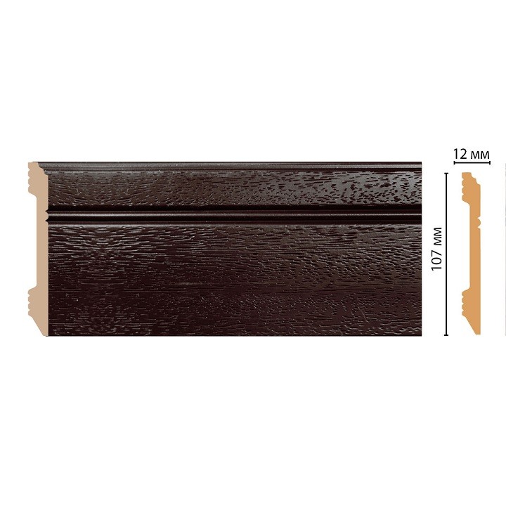 Плинтус из дюрополимера Decomaster D105-433 2400х107х12 мм