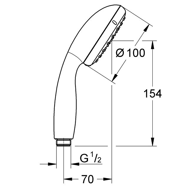 Ручной душ Grohe New Tempesta 26161000