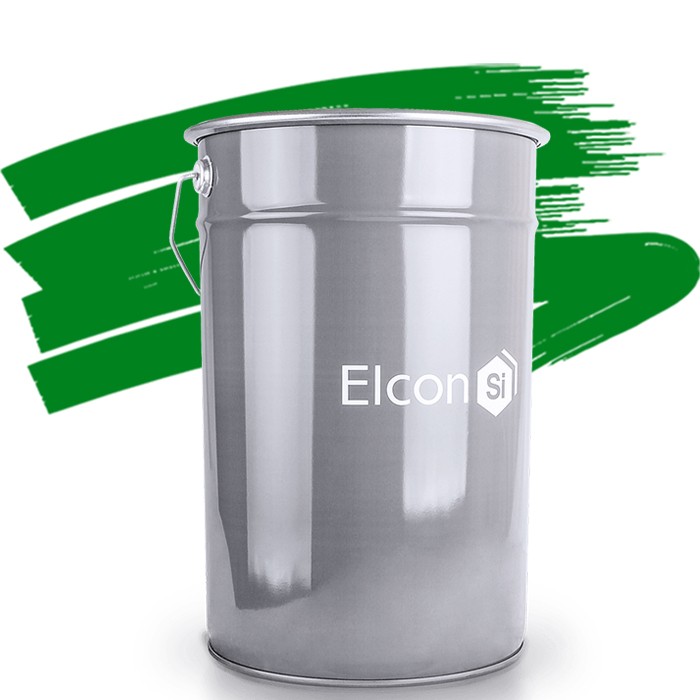 Эмаль Термостойкая  Elcon КО-8101 зеленая 25кг
