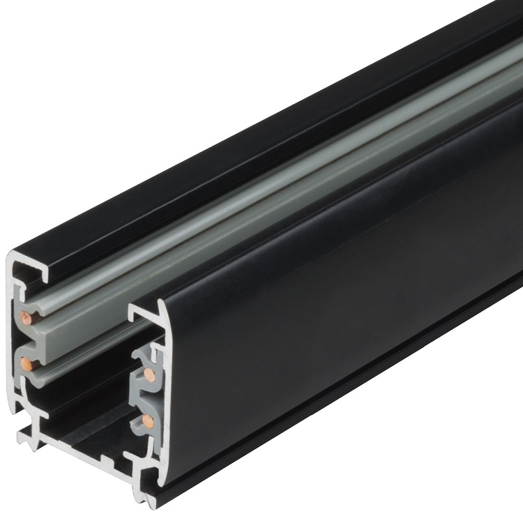 Шинопровод осветительный трехфазный Uniel UBX-AS4 Black 100 Polybag черный 1 м