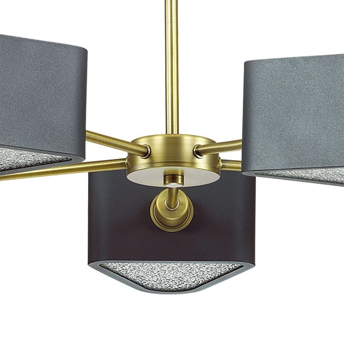 Люстра подвесная Lumion Riven 4406/5C коричневая E14 5х40W 220V