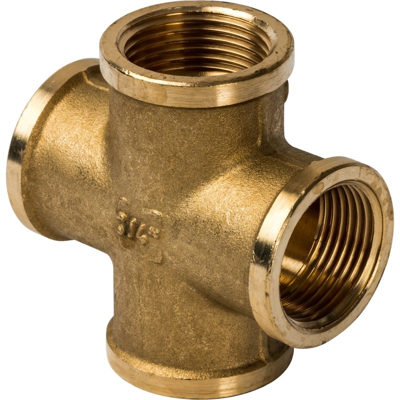 Крестовина Stout SFT-0030-000034 3/4 дюйма с внутренней резьбой