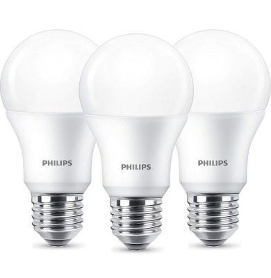 Лампа светодиодная Philips 929001962847 ESS LEDBulb 9-80Вт E27 1CT/12RCA 4000К  3 штуки