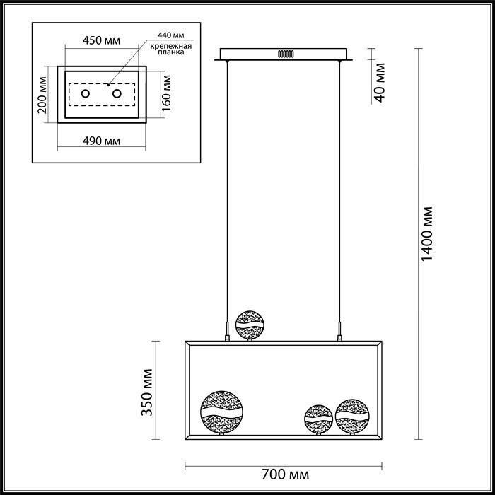 Светильник подвесной светодиодный Odeon Light Domus 4192/31L белый 31W
