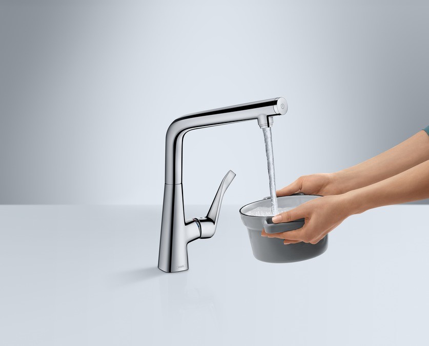 Смеситель для кухни Hansgrohe Metris Select 320 14883800