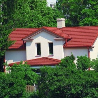 Черепица композитная Metrotile Metroshake II красная