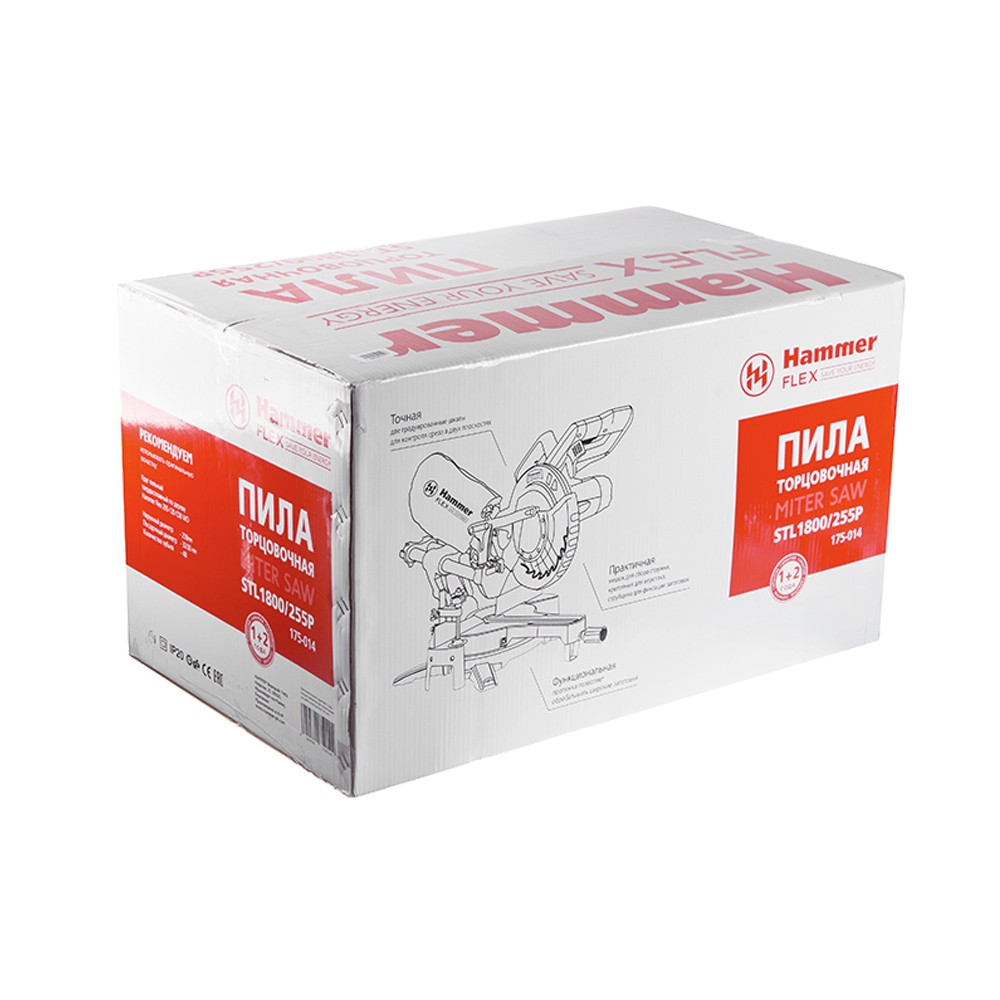 Пила торцовочная Hammer Flex STL1800/255P