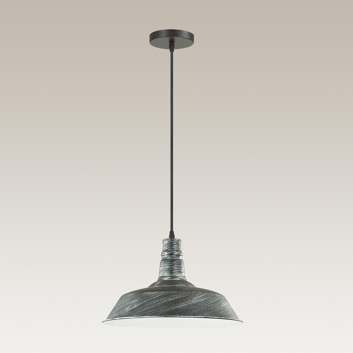 Светильник подвесной Lumion Stig 3678/1 античное серебро E27 60W 220V