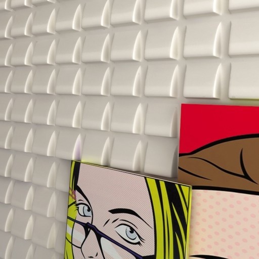 Дизайнерская 3D панель из гипса Artpole Tile 600х600 мм