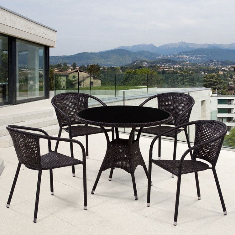 Комплект мебели Афина-Мебель T197AS-Y137B-W51 коричневый