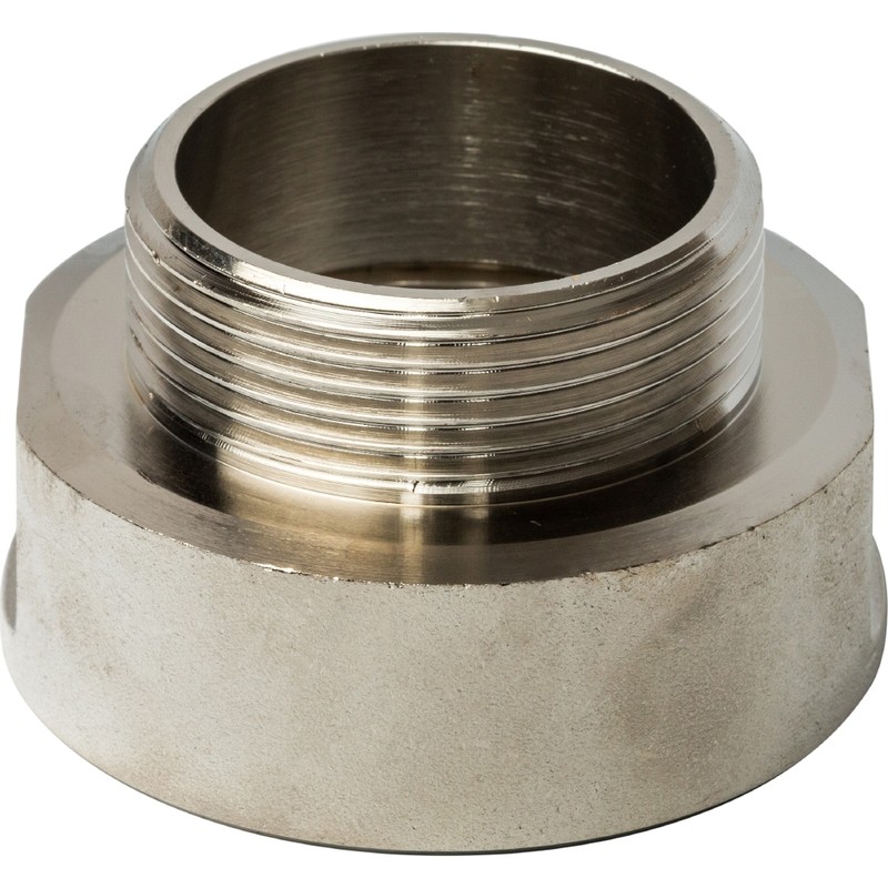 Переходник Stout SFT-0008-002112 2х1 1/2 дюйма никелированный с внутренней и наружной резьбой