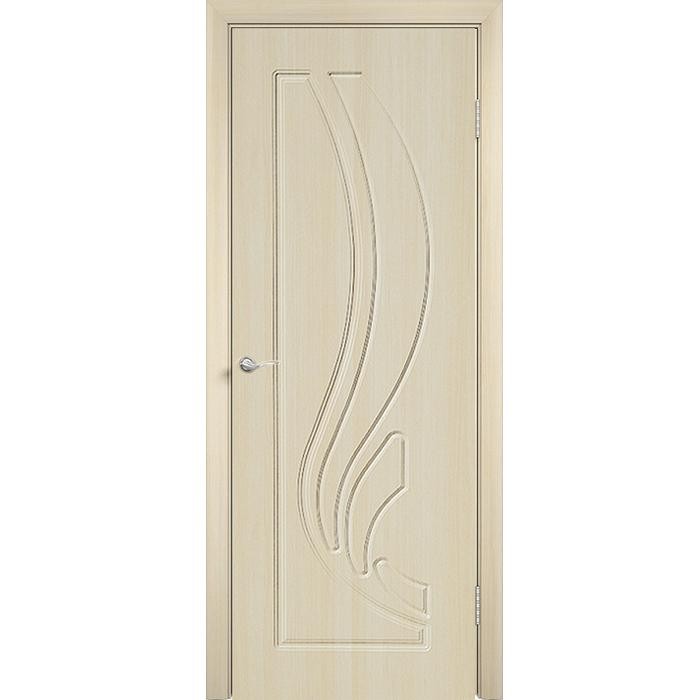 Дверное полотно Мариам Трио ПВХ Беленый дуб глухое 2000х900 мм