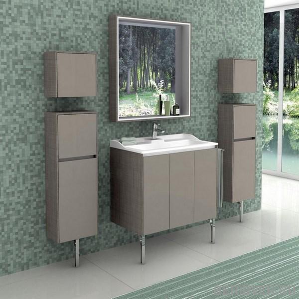 Шкаф одностворчатый Акватон Фабиа Латте 1A167603FBAI0