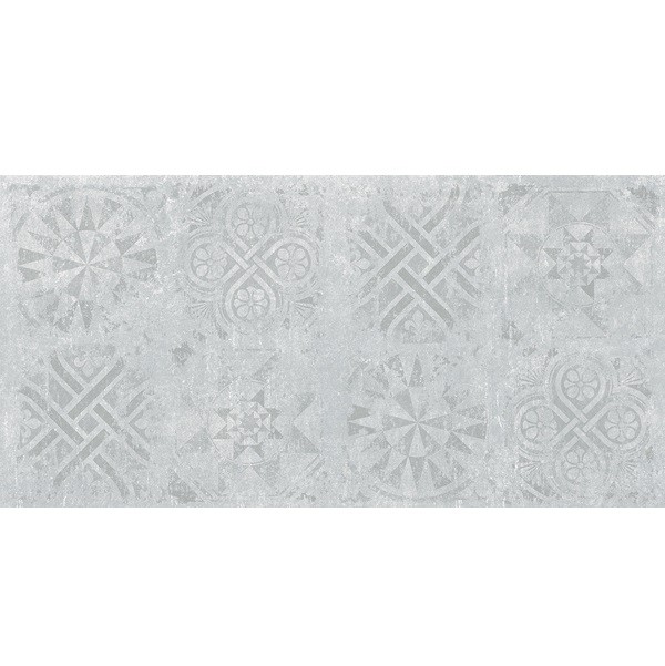 Керамогранит Idalgo Granite Stone Cemento Декор Светло-серый структурный 1200х599 мм