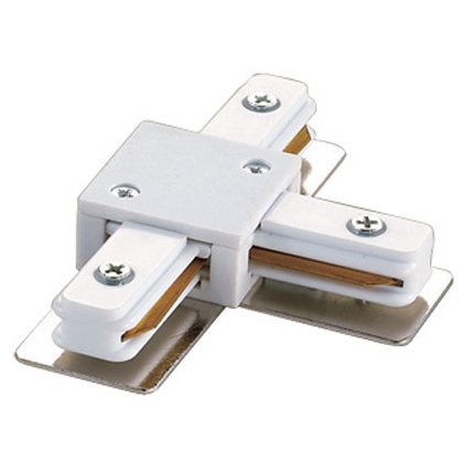 Соединитель для однофазных шинопроводов Т-образный Volpe UBX-Q121 K31 White 1 Polybag белый