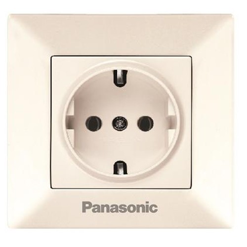 Розетка Panasonic Arkedia WMTC02022BG-RES одноместная кремовый