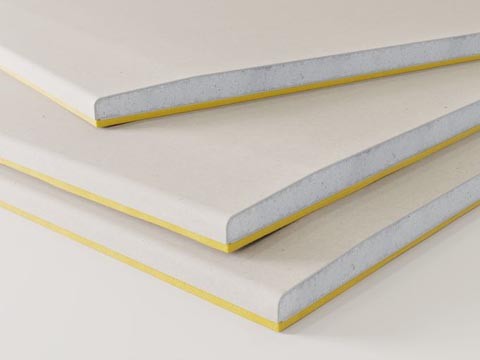 Панель звукоизоляционная Knauf-Акуборд ГКЛ ВПФ А ПЛУК 1500х1200х20 мм
