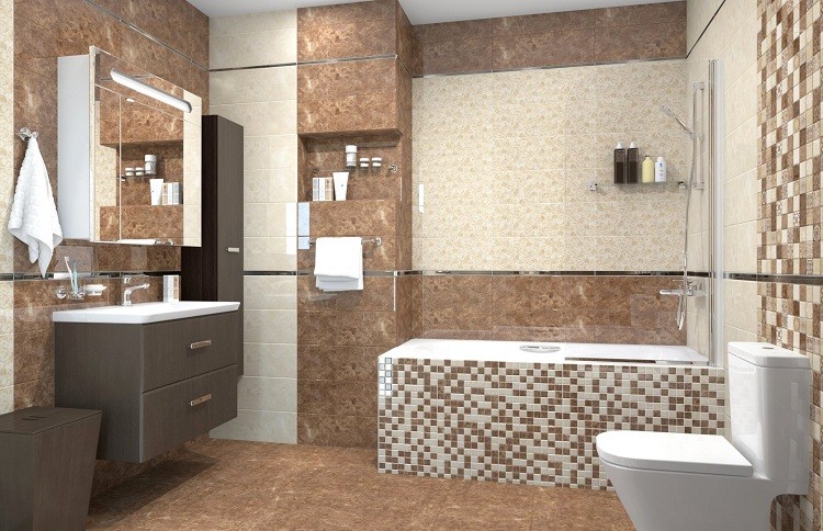 Плитка керамическая Ceramica Classic 17-30-11-486 Libra мозаика коричневая 600х200 мм