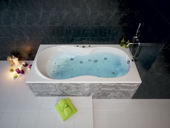 Ванна акриловая с гидромассажем Aquatek Мартиника 180х90 см премиум форсунки