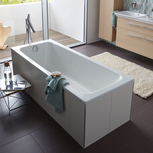 Ванна стальная Kaldewei Cayono 750 170x75 см белая с покрытием Anti-Slip и Easy-Clean
