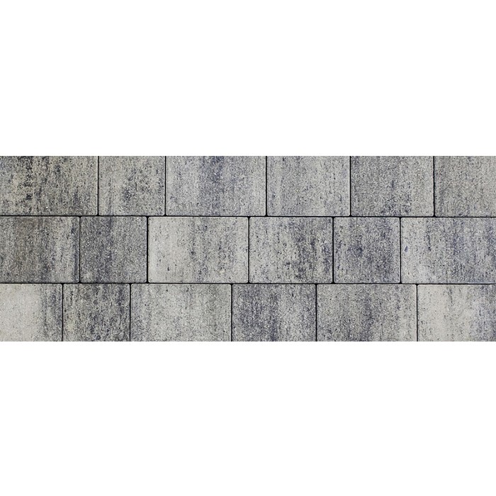 Тротуарная плитка Steingot Color Mix Stein Silver №12 квадрат 200х200х60 мм