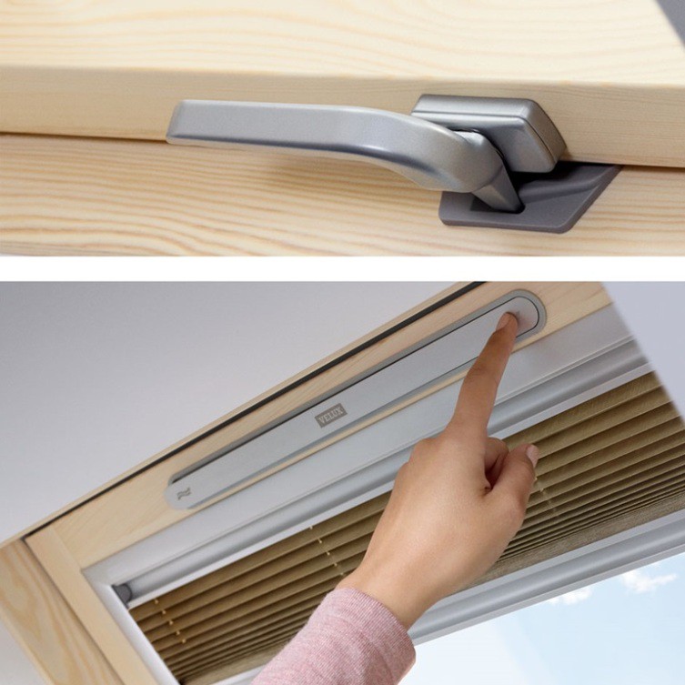 Окно мансардное Velux Optima Комфорт GLR 3073IS (CR02) 550х780 мм ручка сверху