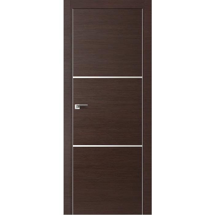 Дверное полотно Profil Doors 2Z экошпон Венге кроскут 2000х700 мм с врезкой под магнитный замок и скрытые петли