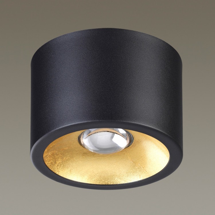 Светильник потолочный Odeon Light Glasgow 3878/1CL черный с золотом GU10 1х50W 220V