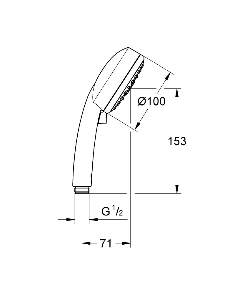 Ручной душ Grohe New Tempesta Cosmopolitan 100 27575002