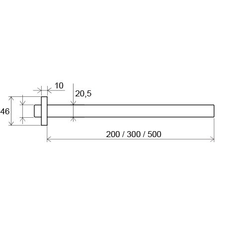 Кронштейн душевой Ravak 705.00 500 мм