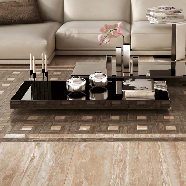 Керамогранит Atlas Concorde Supernova Marble Woodstone Champagne Lappato 590х590 мм
