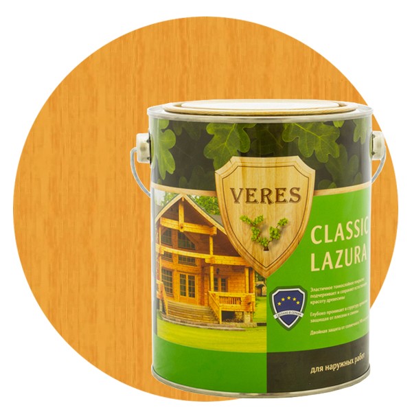 Пропитка для древесины Veres Classic Lazura № 2 Сосна 10 л