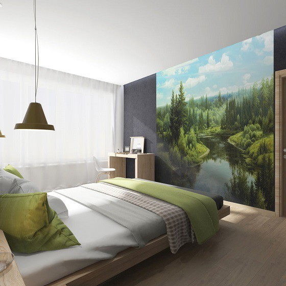 Фотообои виниловые на флизелиновой основе Decocode Сказочный пейзаж 41-0415-PG 4х2,8 м
