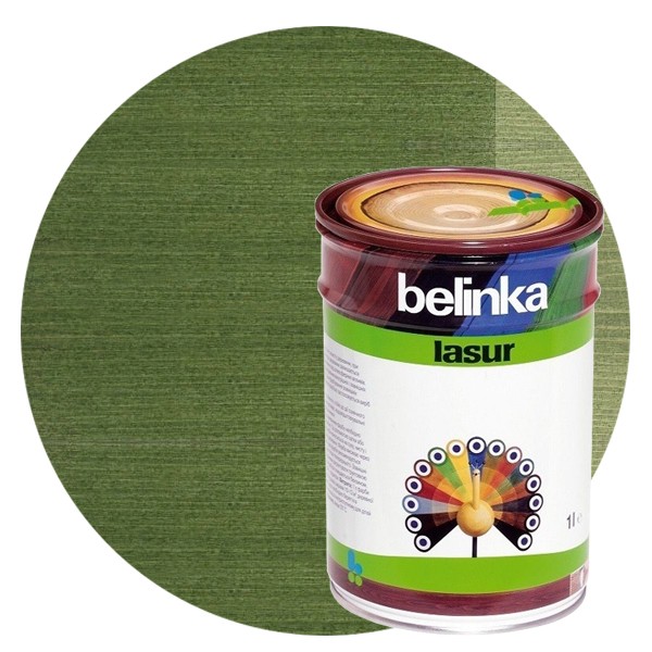 Пропитка для древесины Belinka Lasur № 19 зеленая 1 л