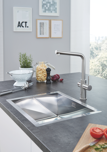 Смеситель для кухни Grohe Red Duo New 30325DC1 с водонагревателем